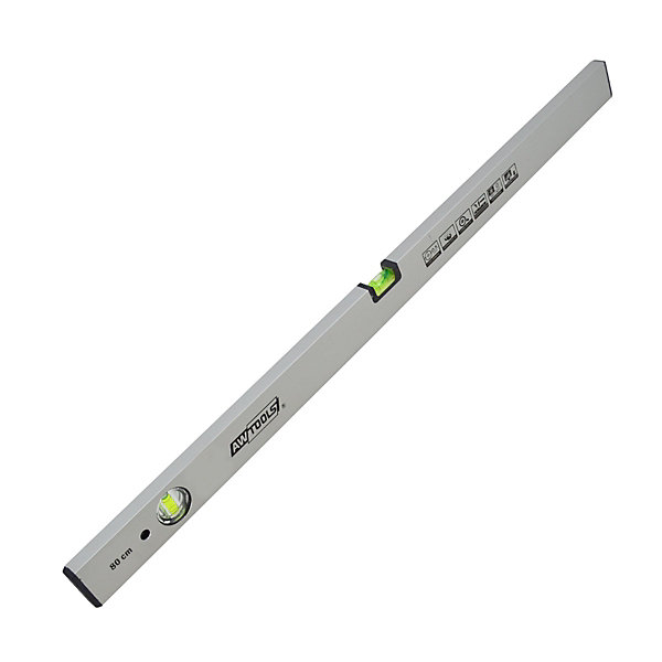 AW Tools - Niveau à bulle Argenté (40 cm)