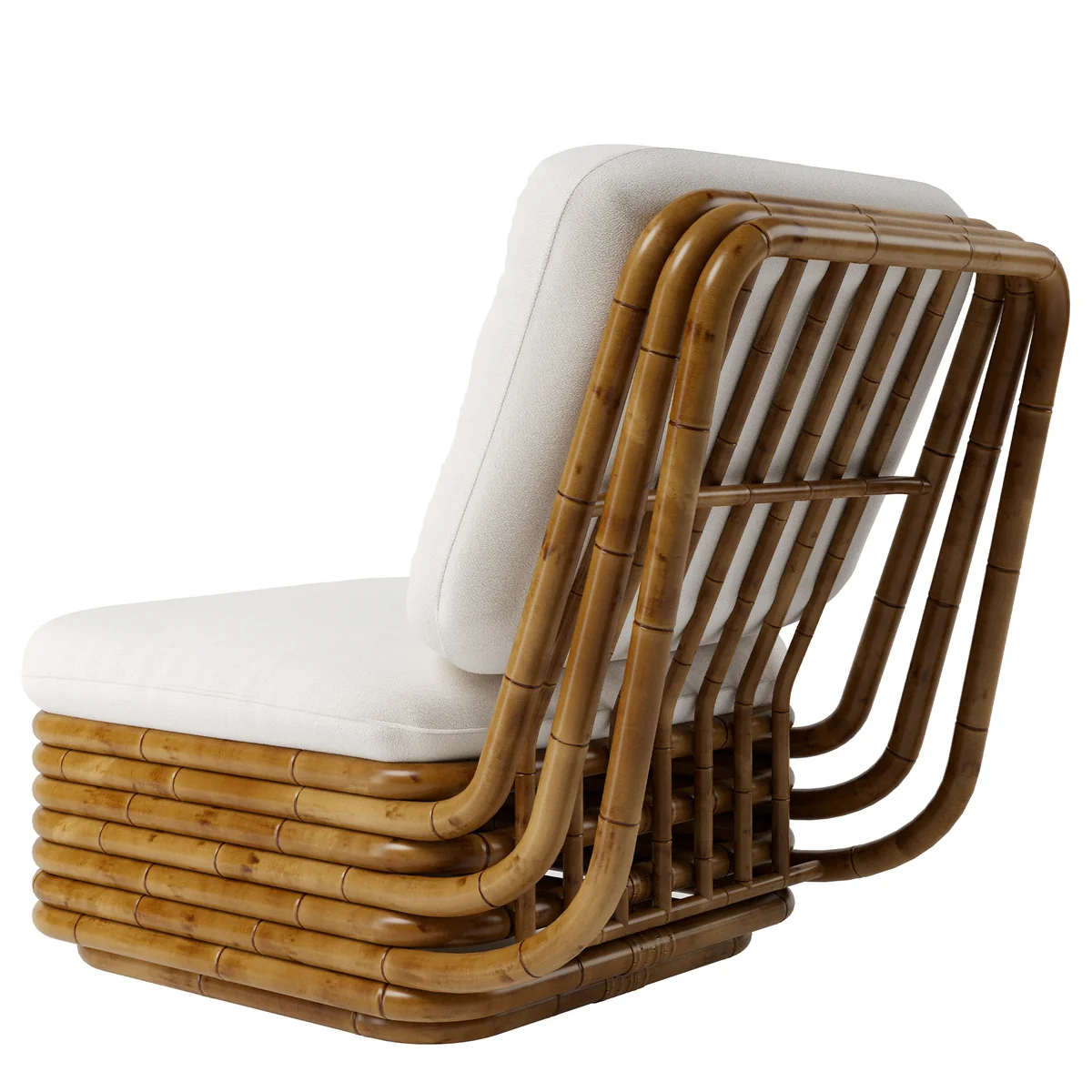 Gubi - Bohemian 72 Outdoor Lounge Stuhl, Dedar (002, Standard)