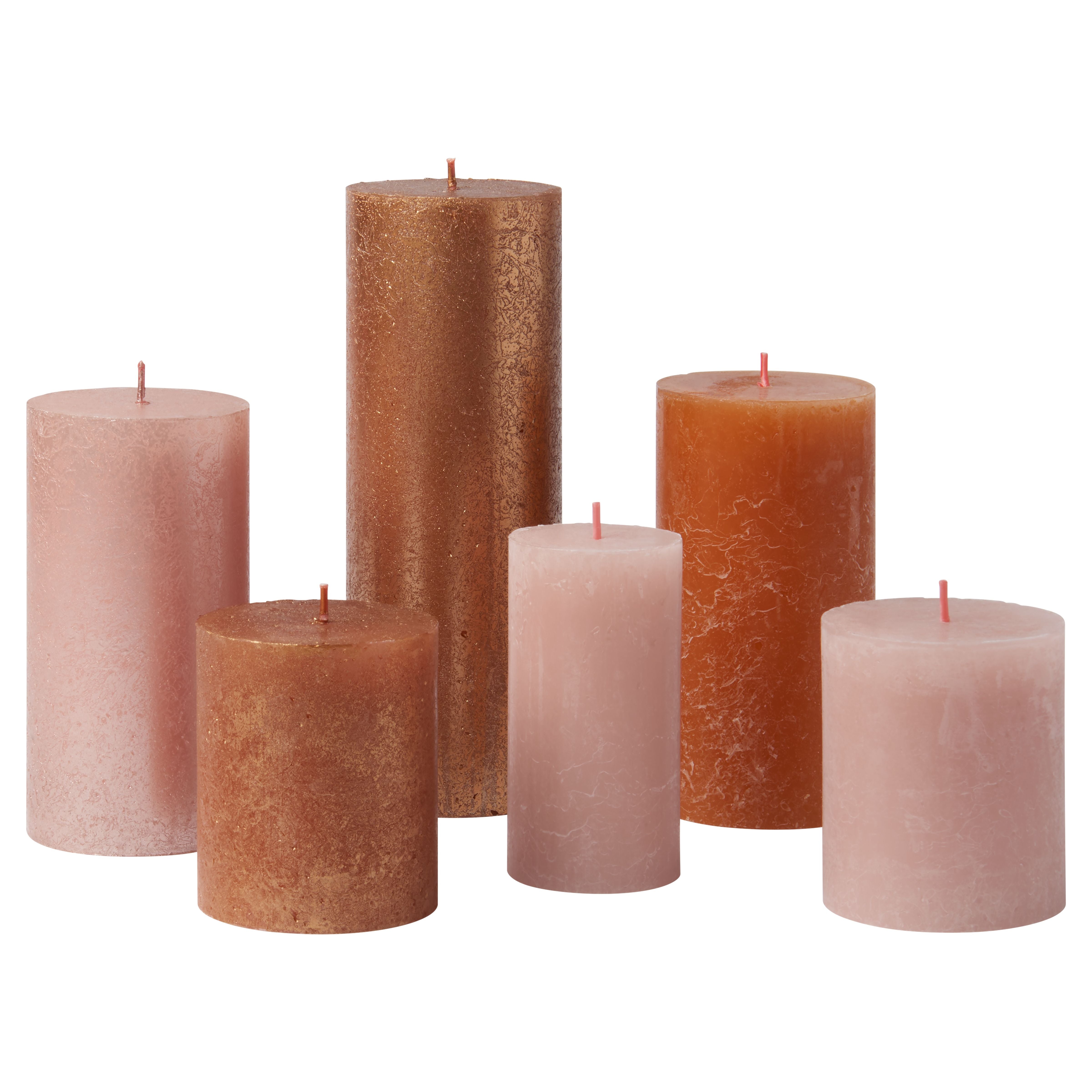 Bolsius rustieke kaarsen set - Cosy Coppers