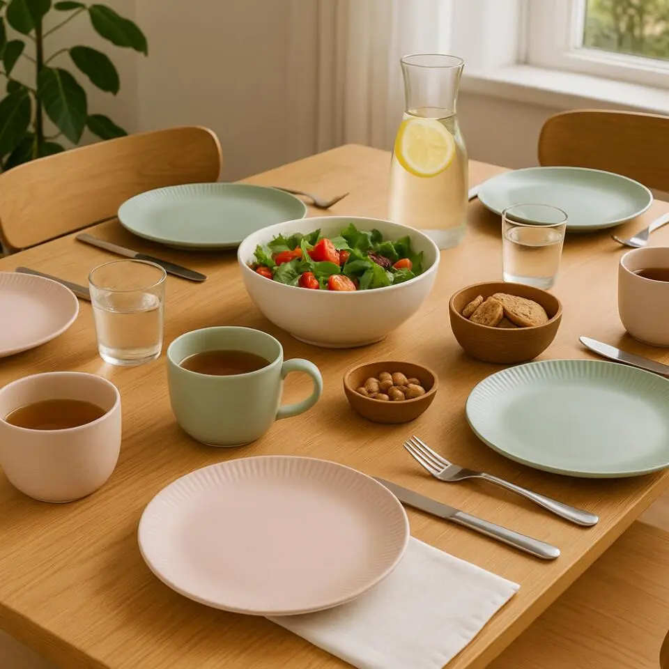 OTIX Serviesset 18 Stuks Aurora - Multikleur