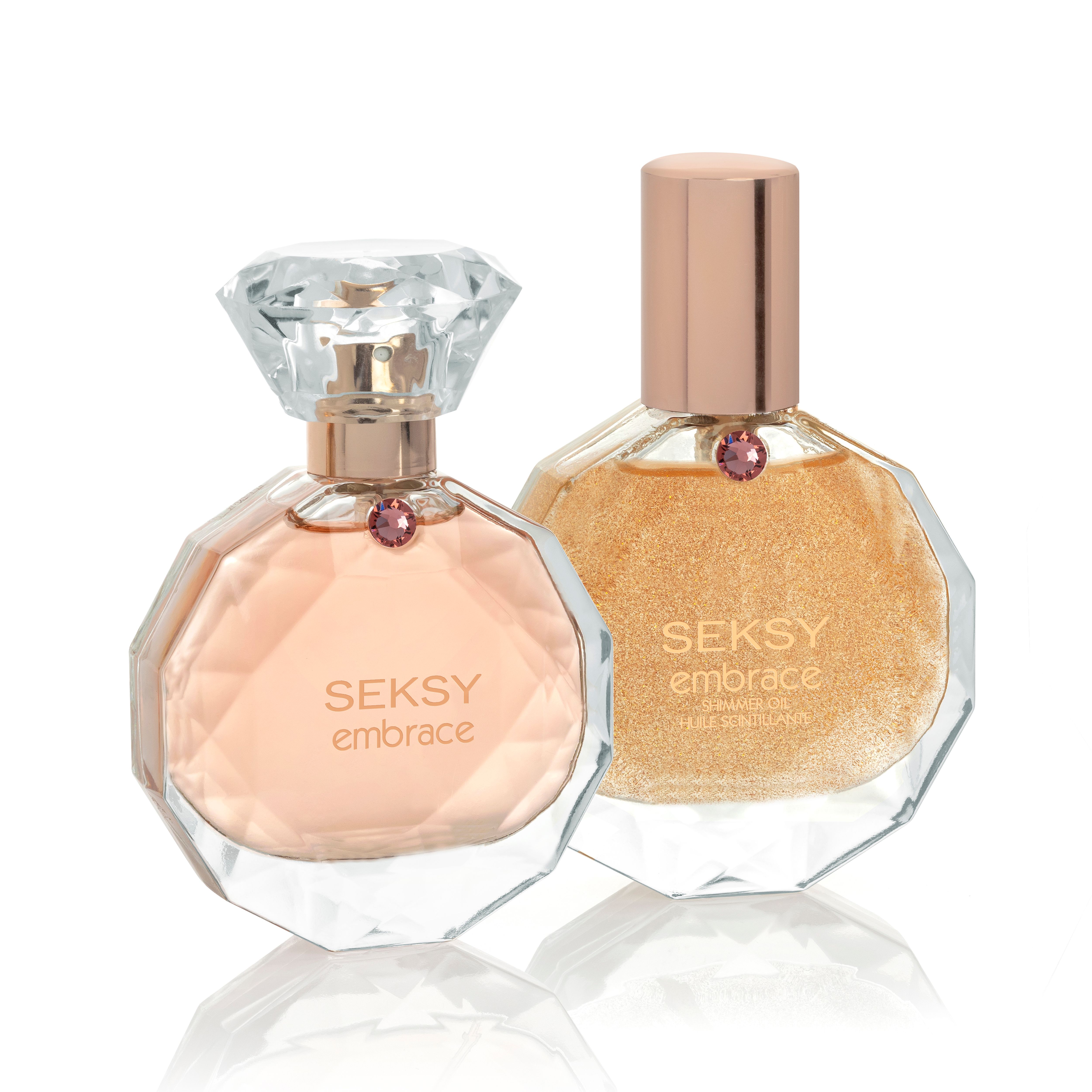 Seksy Embrace Duo Gift Set - Embrace Eau de Parfum 30ml and Shimmering Body Oil 30ml