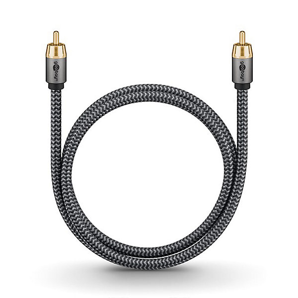 Câble audio numérique RCA coaxial 5 m GOOBAY
