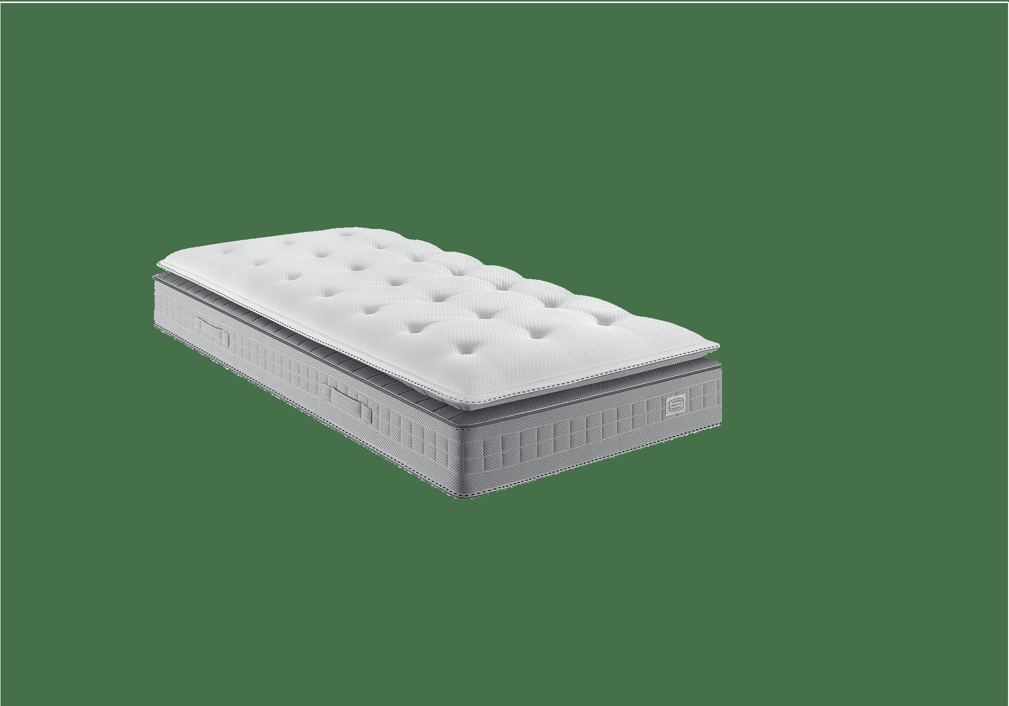 EXTENSION - Matelas EXTENSION 90x190, ressort ensachés, ferme, H29