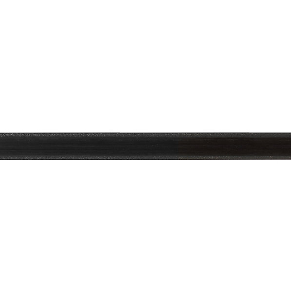 Listel inox noir L.6 x l.0,3 cm x ép.10 mm Mat inter