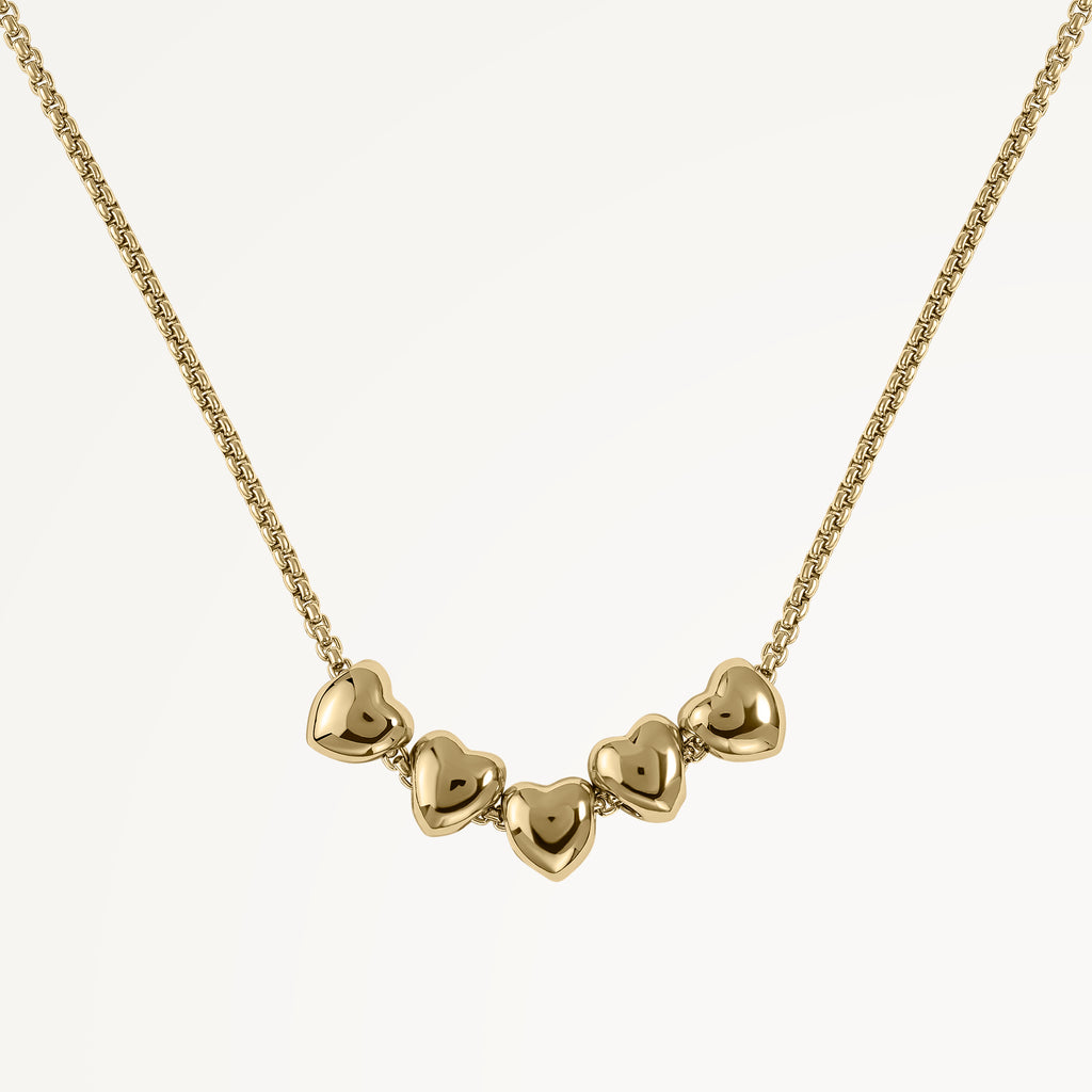 Heart Street Heart Charm Necklace - RYJ2518S