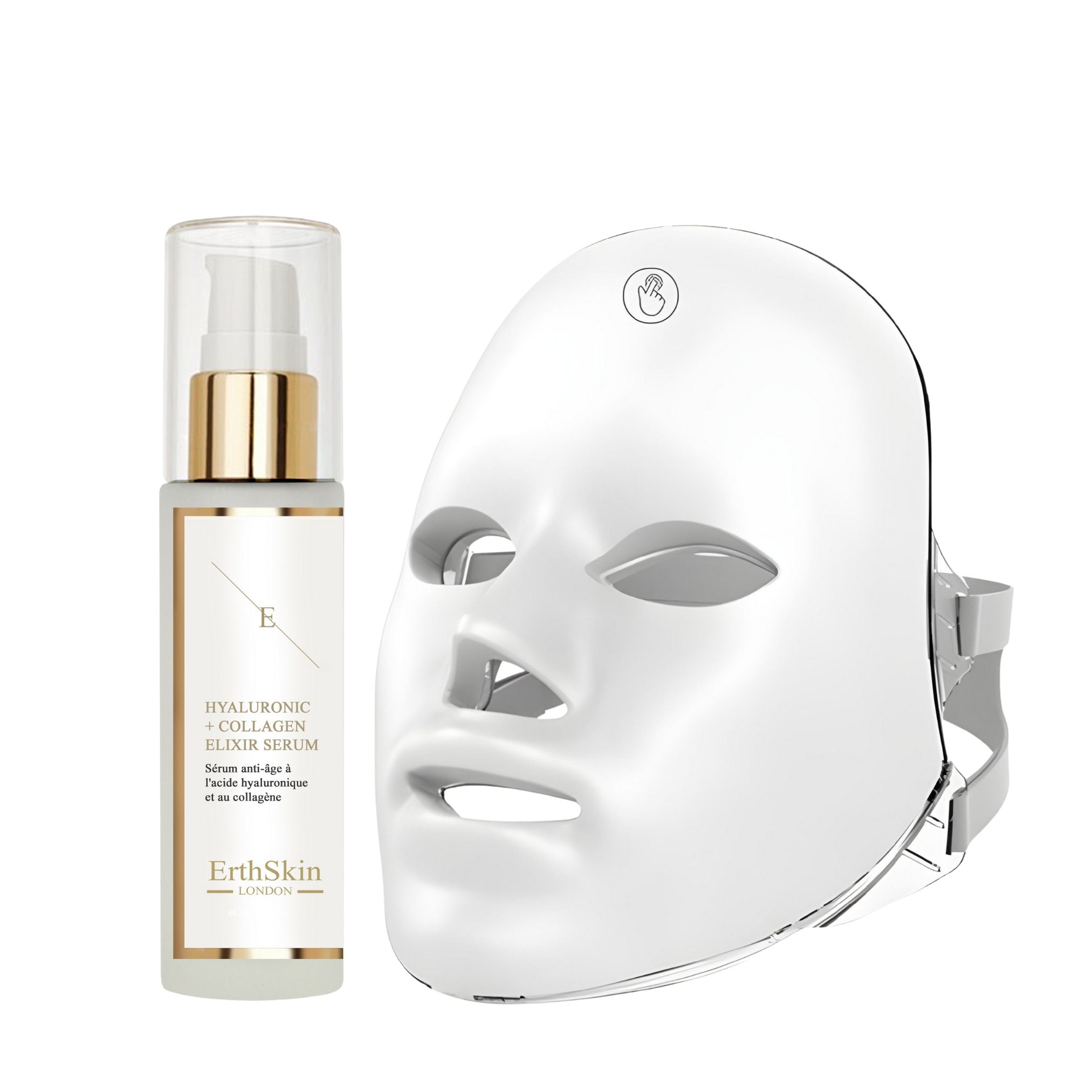 Erth Skin London Revive & Hydrate Skin Therapy Set (Therapy Face Mask   HA Serum 60ml)