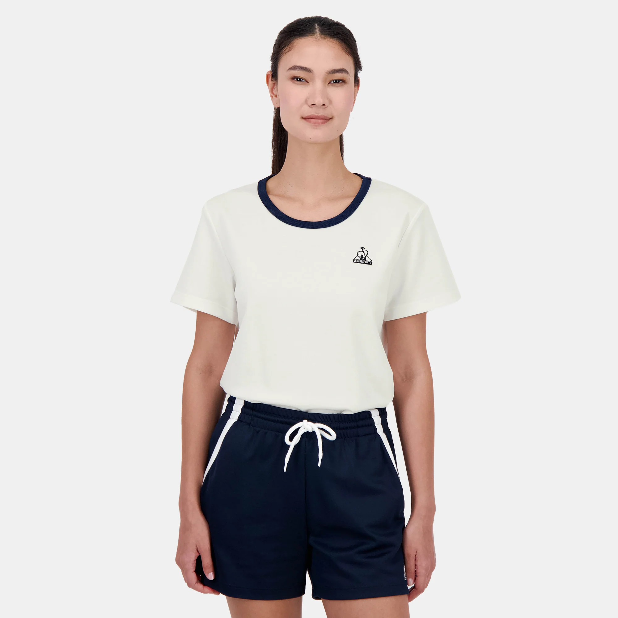 2520384-HERITAGE SP Tee SS N°1 W marshmallow | T-shirt Femme