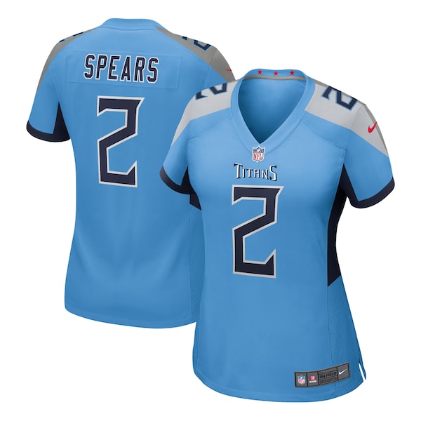 Tyjae Spears Tennessee Titans Nike Women's Team Game Jersey -  Light Blue/Navy
