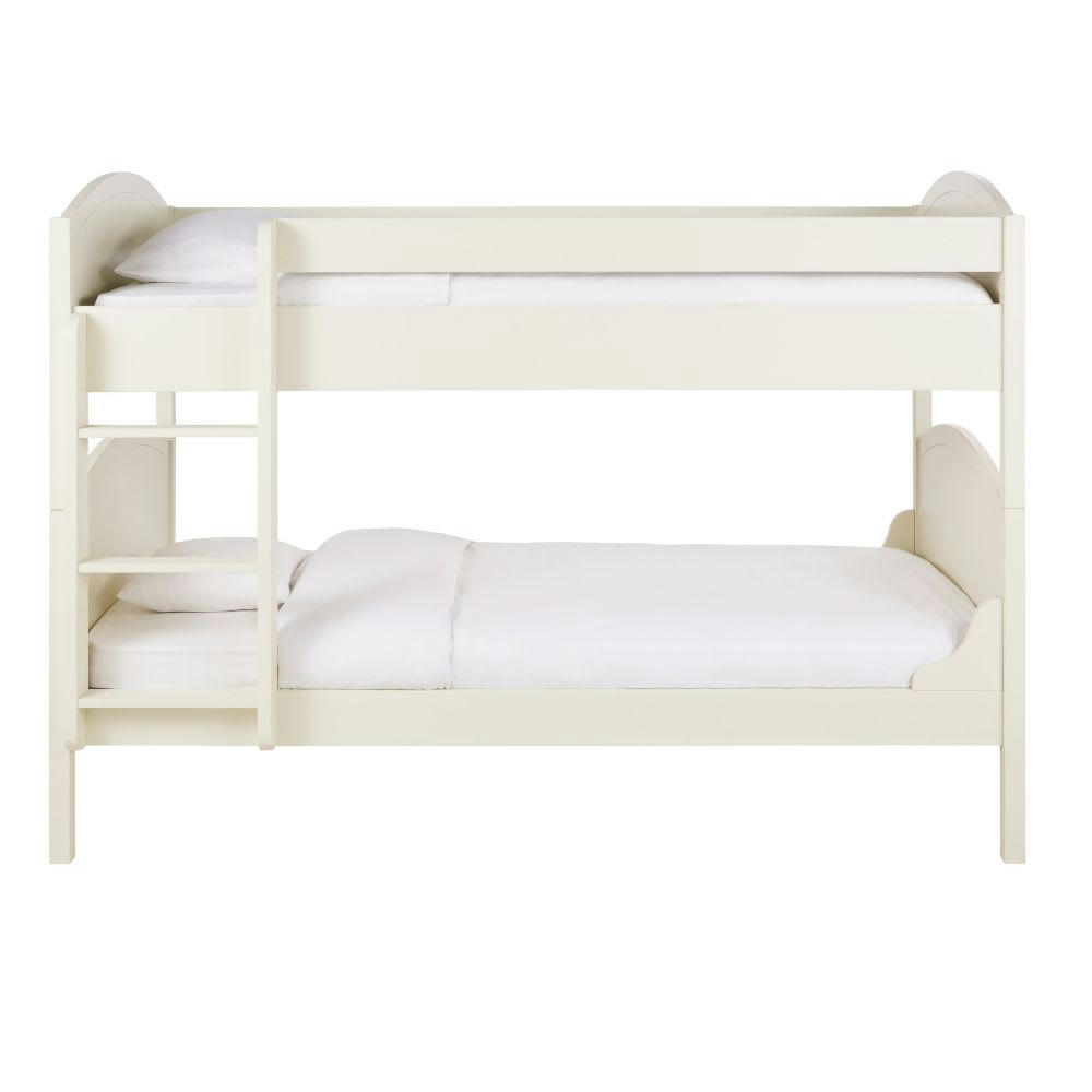 Debbie - Lits superposés enfant écru et beige L202