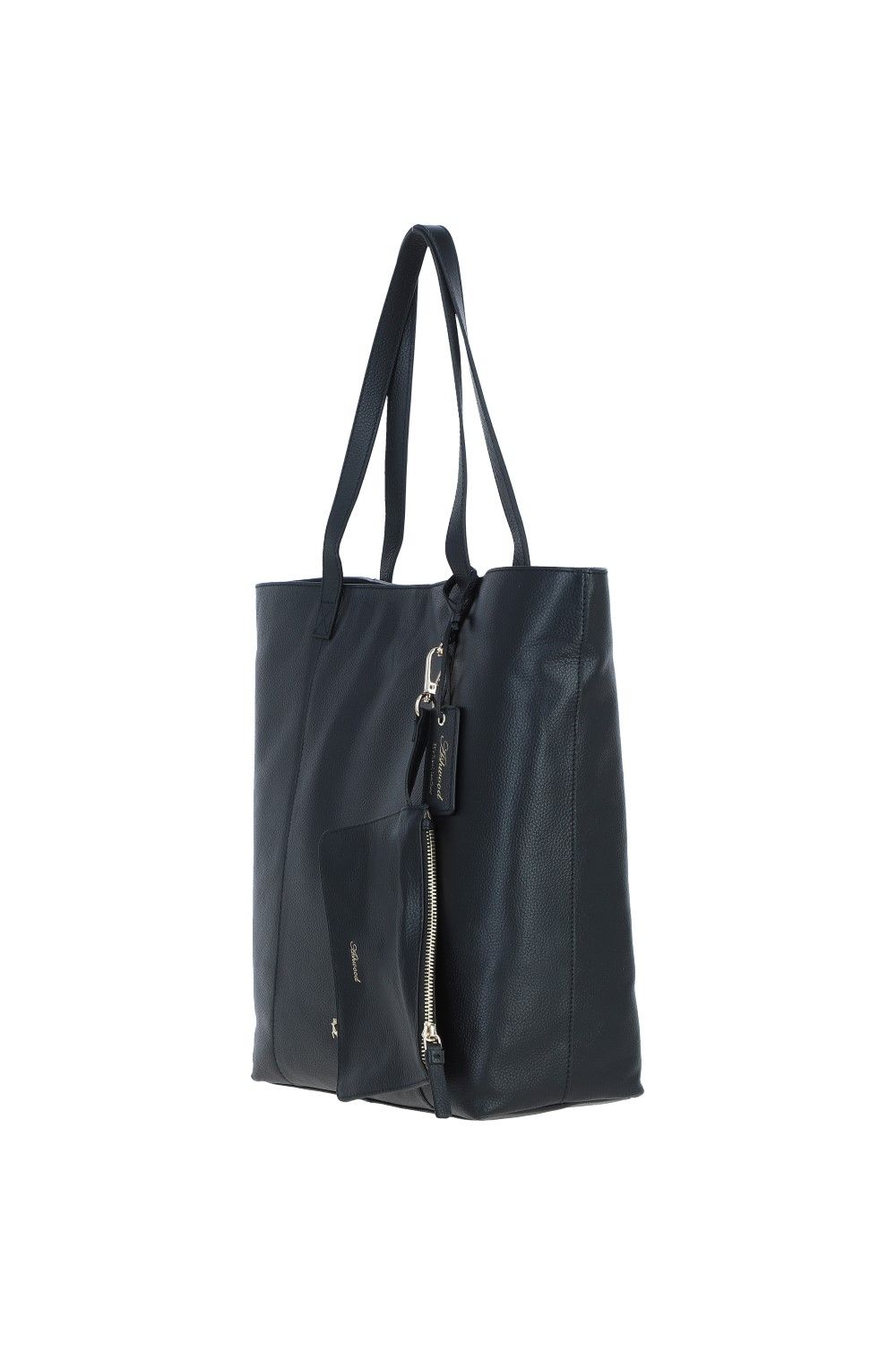 Ashwood Leather Serela' Real Leather Shoulder Bag with Detachable Pouch