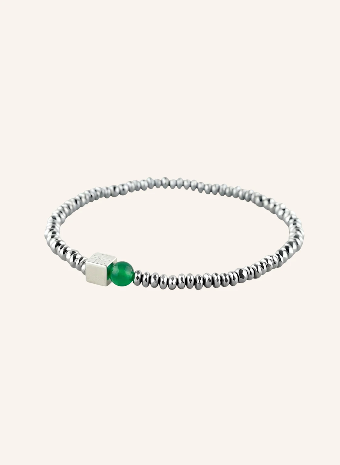 GEBAUER & GEBAUER Armband TITAN GRÜN - 925er Sterlingsilber