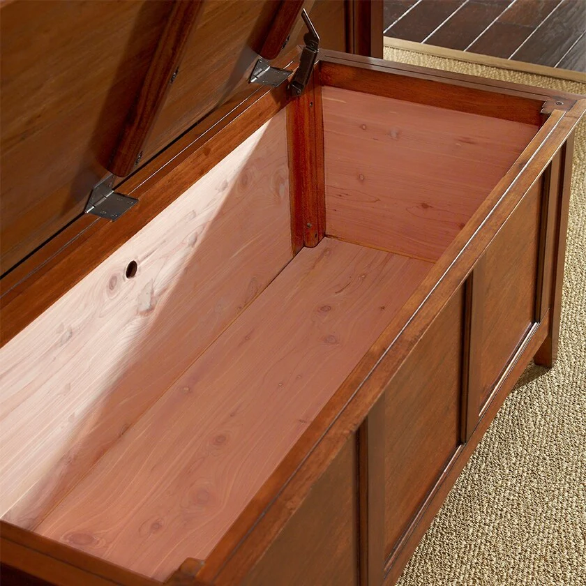 Simply Solid Aiden Solid Wood Cedar Lined Storage Trunk