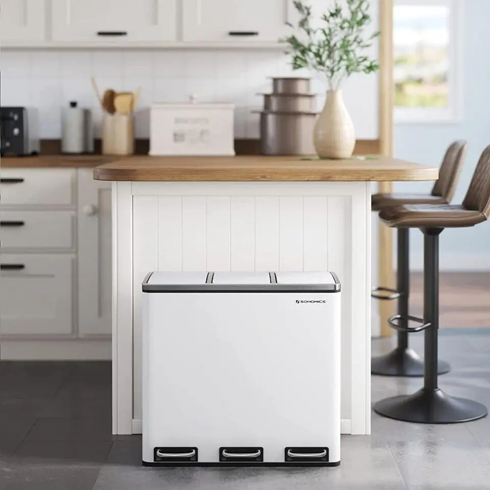 CALICOSY - Prullenbak - Wit - 56x61,5x31,5 cm