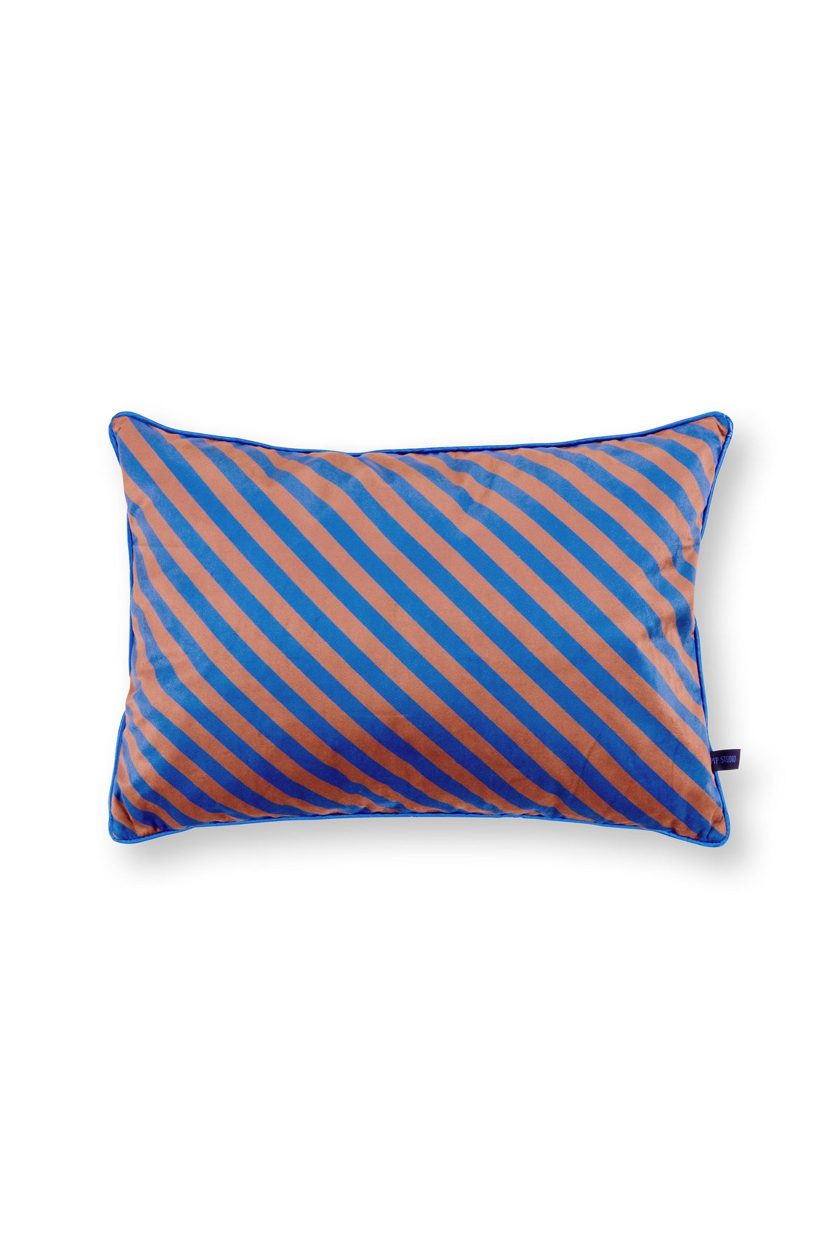 Pip Studio Sierkussen Block Stripes - Blauw - 35x50cm