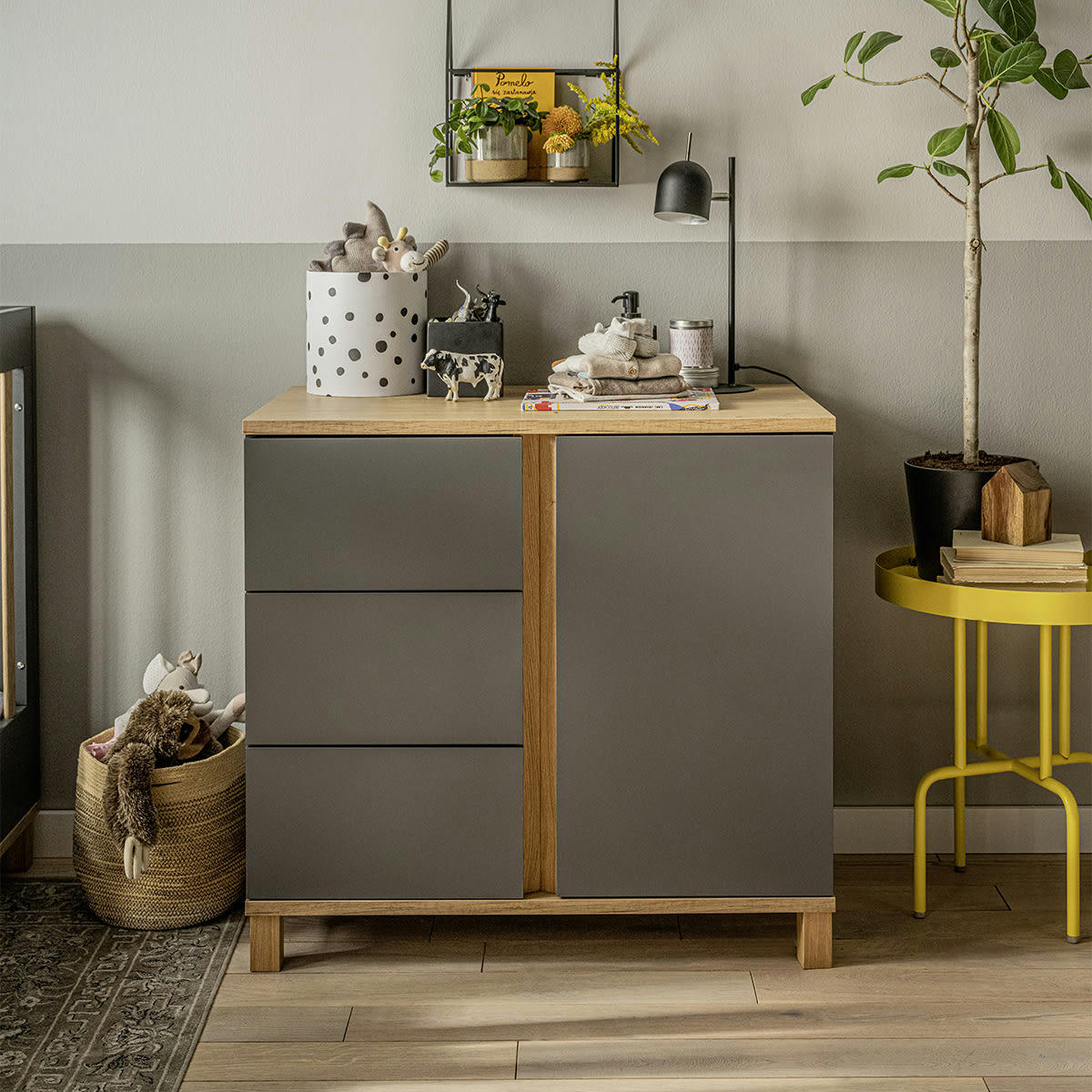 ALTITUDE - Commode à langer gris