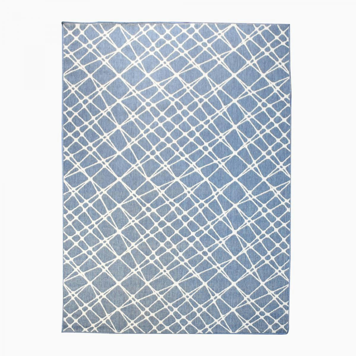 EXT DORBA REVERSIBLE - Tapis extérieur bleu 160x230