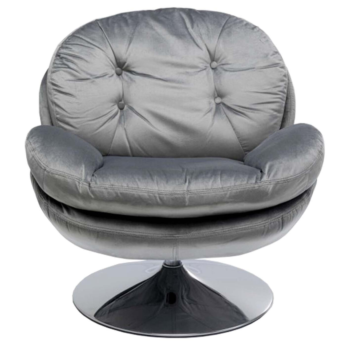 Kare Design Draaifauteuil Cosy grijs