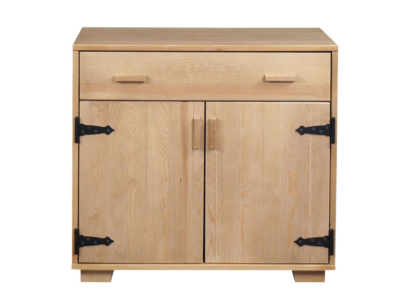 Komoda Natural wood II 90 cm z drewna litego, kolor dębowy