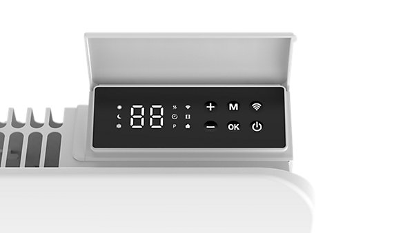 Cadelec - Tupali Connect 1500W - Radiateur à inertie fonte- Connexion sans fil