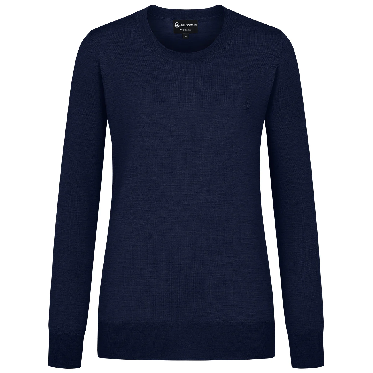 Baumwollpullover Rundhals Damen