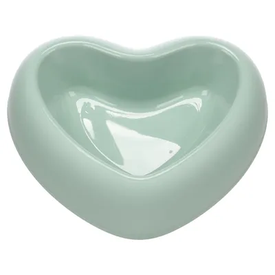 Flamingo Feeding and Drinking Bowl Pandor Heart - Green