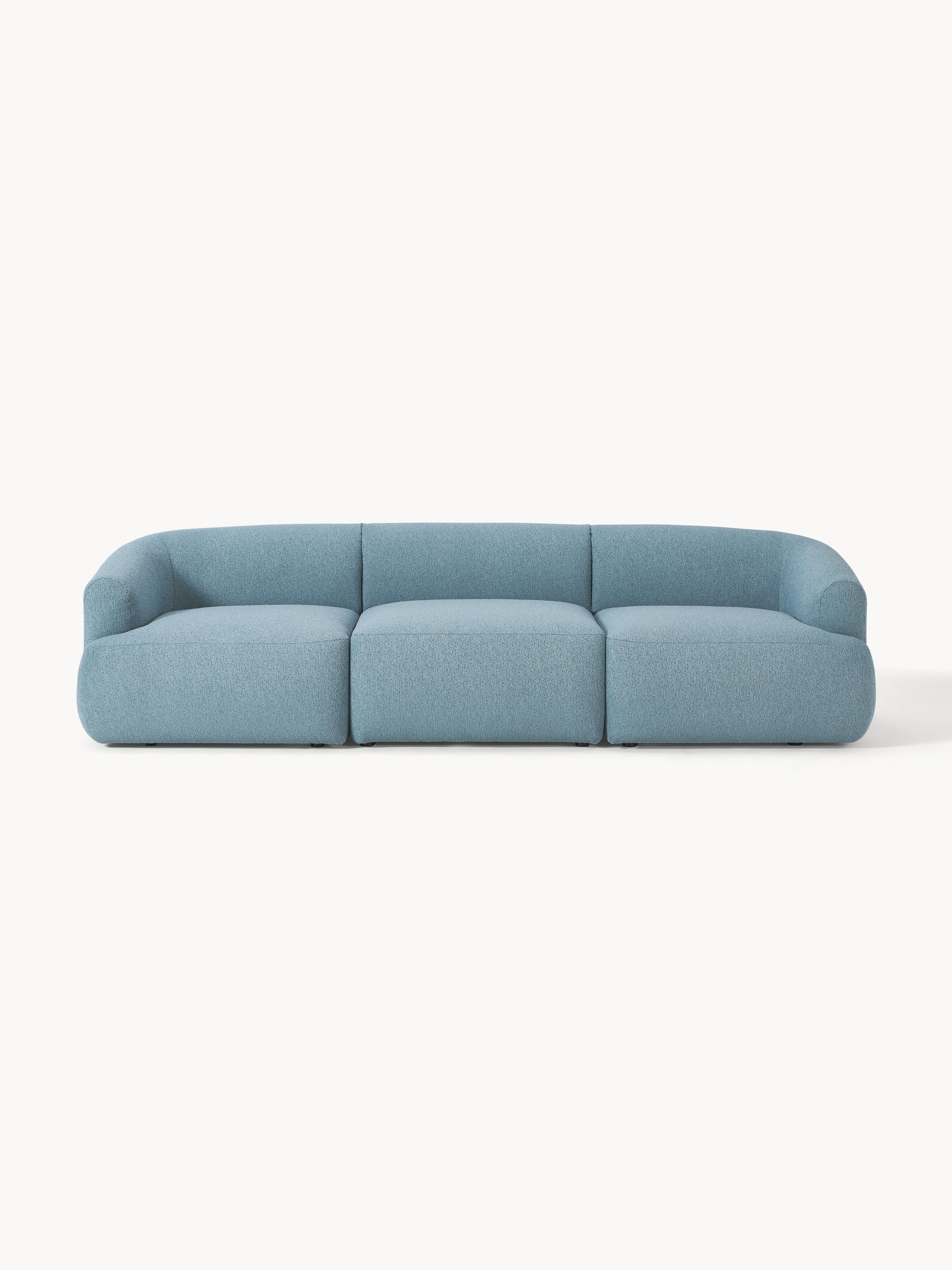 Modulares Bouclé-Sofa Sofia (3-Sitzer)
