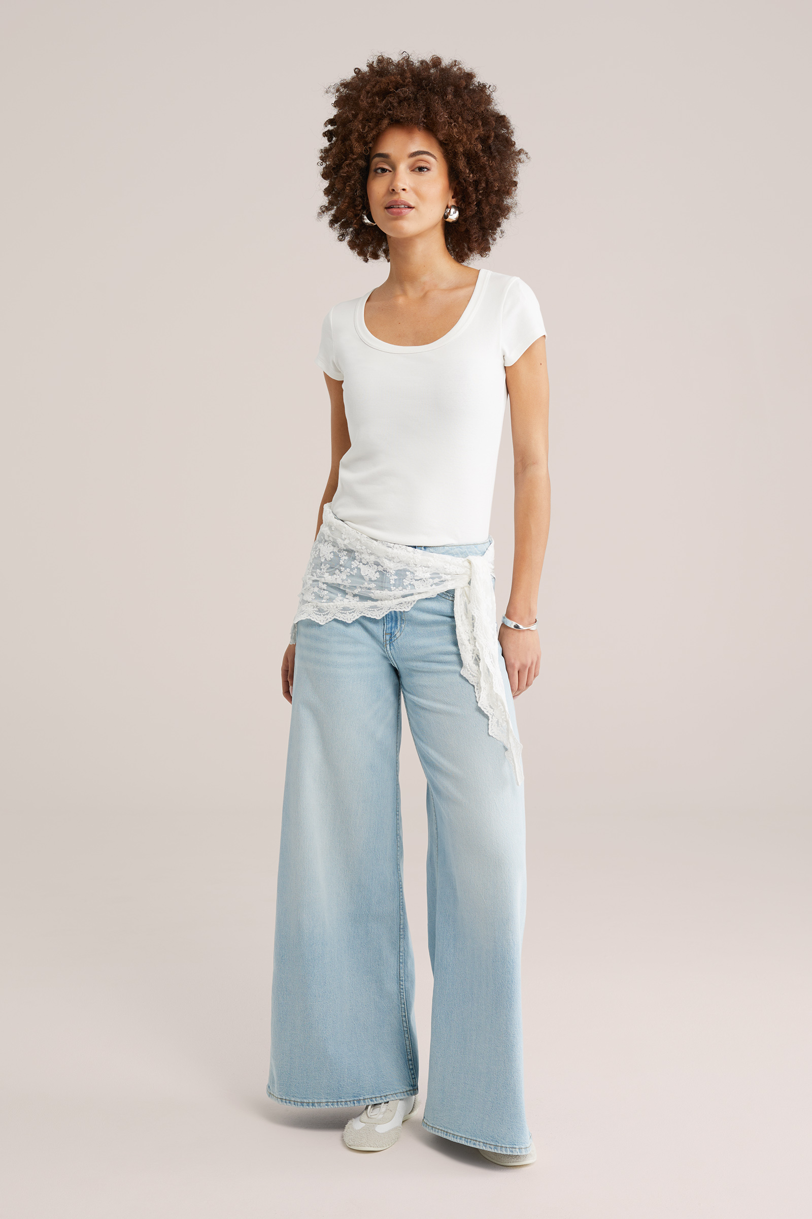 Dames T-shirt van katoen