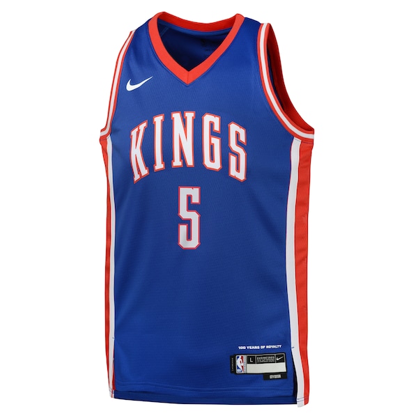 De'Aaron Fox Sacramento Kings Nike Youth 2024/25 Swingman Player Jersey - City Edition - Blue
