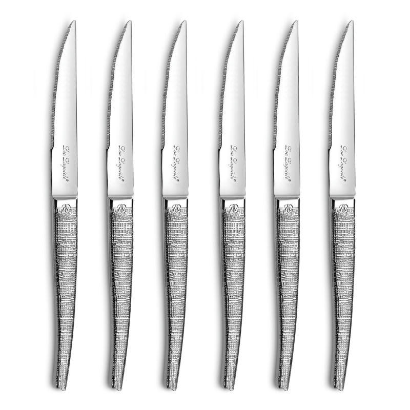 JET TEXTIL - Coffret 6 couteaux steak