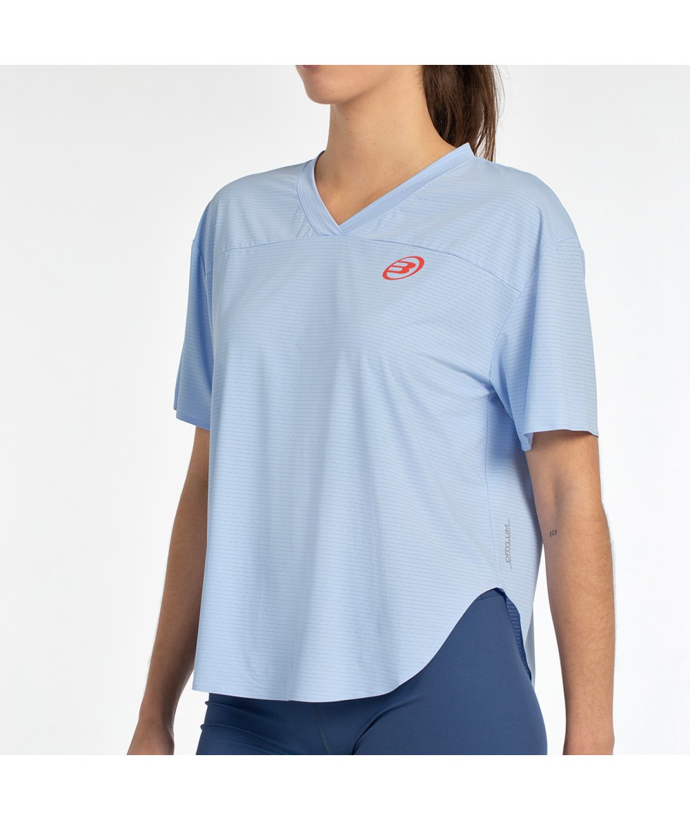CAMISETA BULLPADEL BELVIS AZUL CELESTE