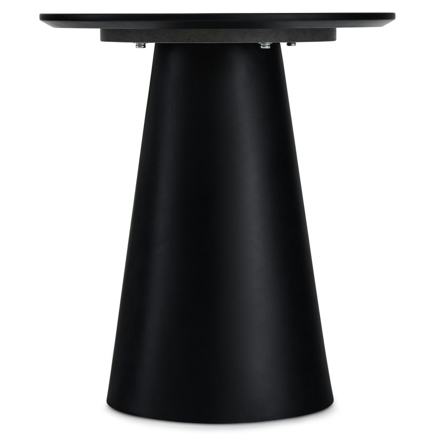 TANGO - Table basse ronde style scandinave gris