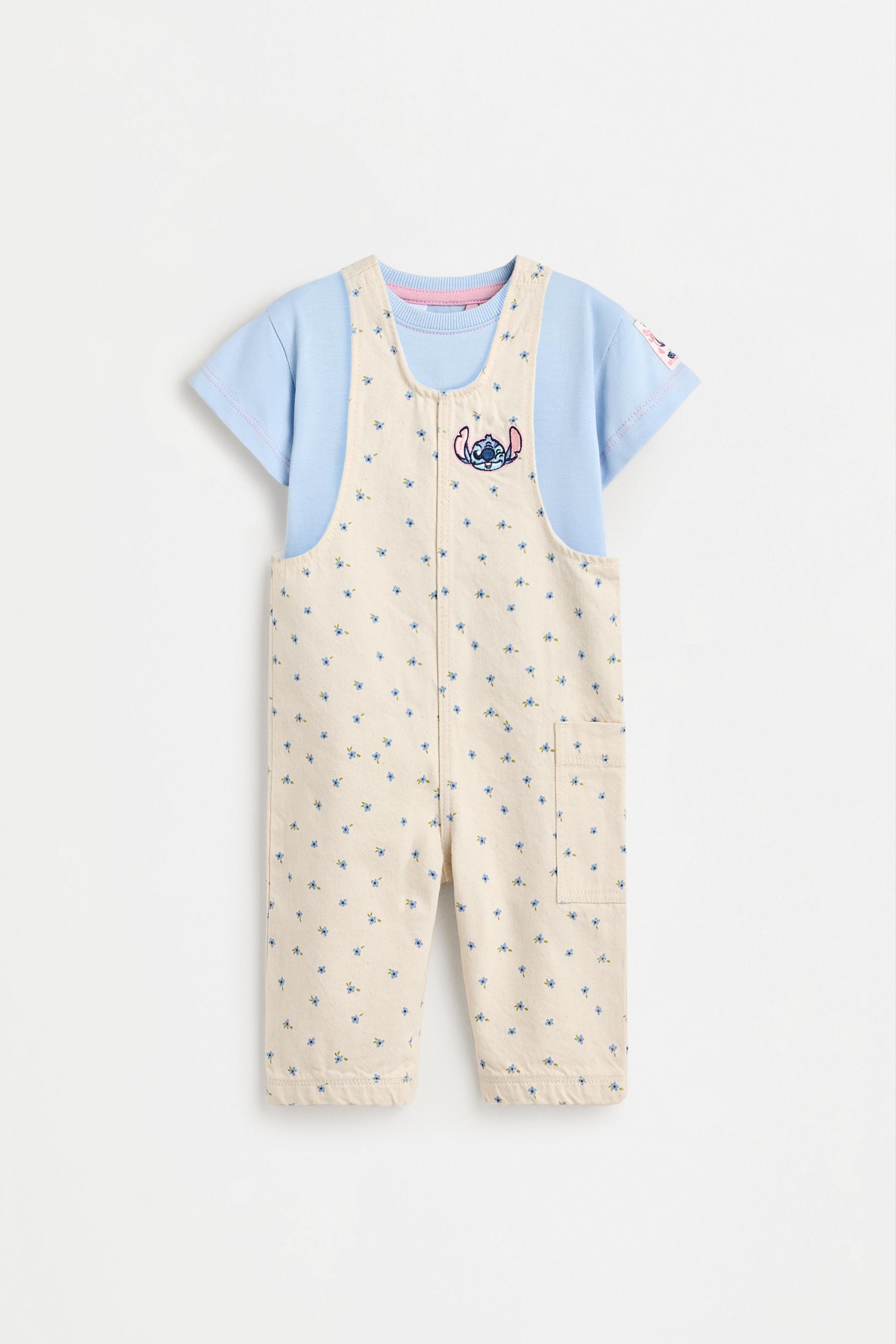 Set Stitch ©Disney camiseta y peto denim