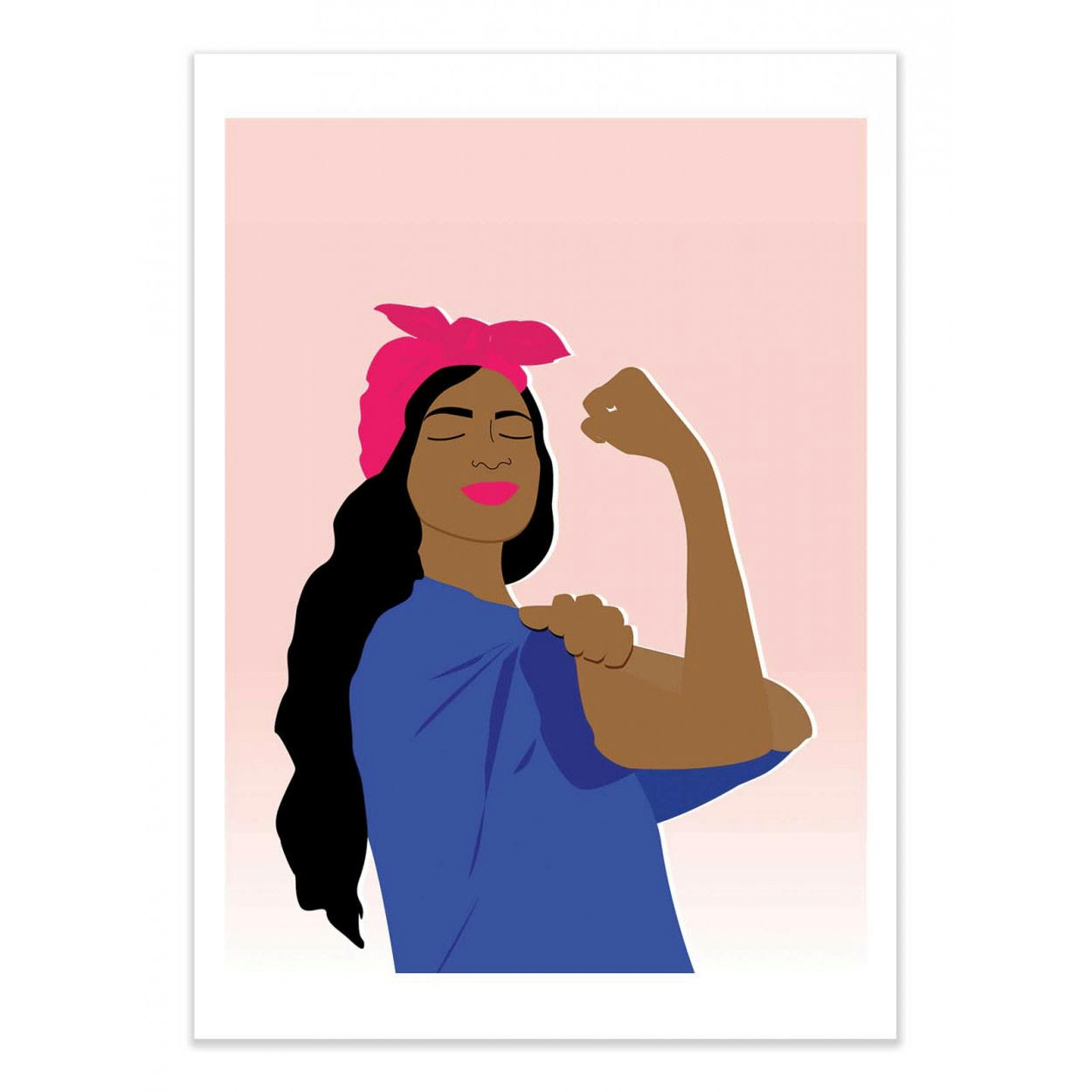 CÉLESTE WALLAERT - GIRL BOSS - Affiche d'art 50 x 70 cm