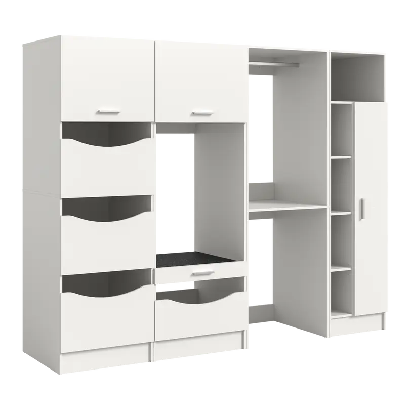 Waschmaschinenschrank 4-teilig Free