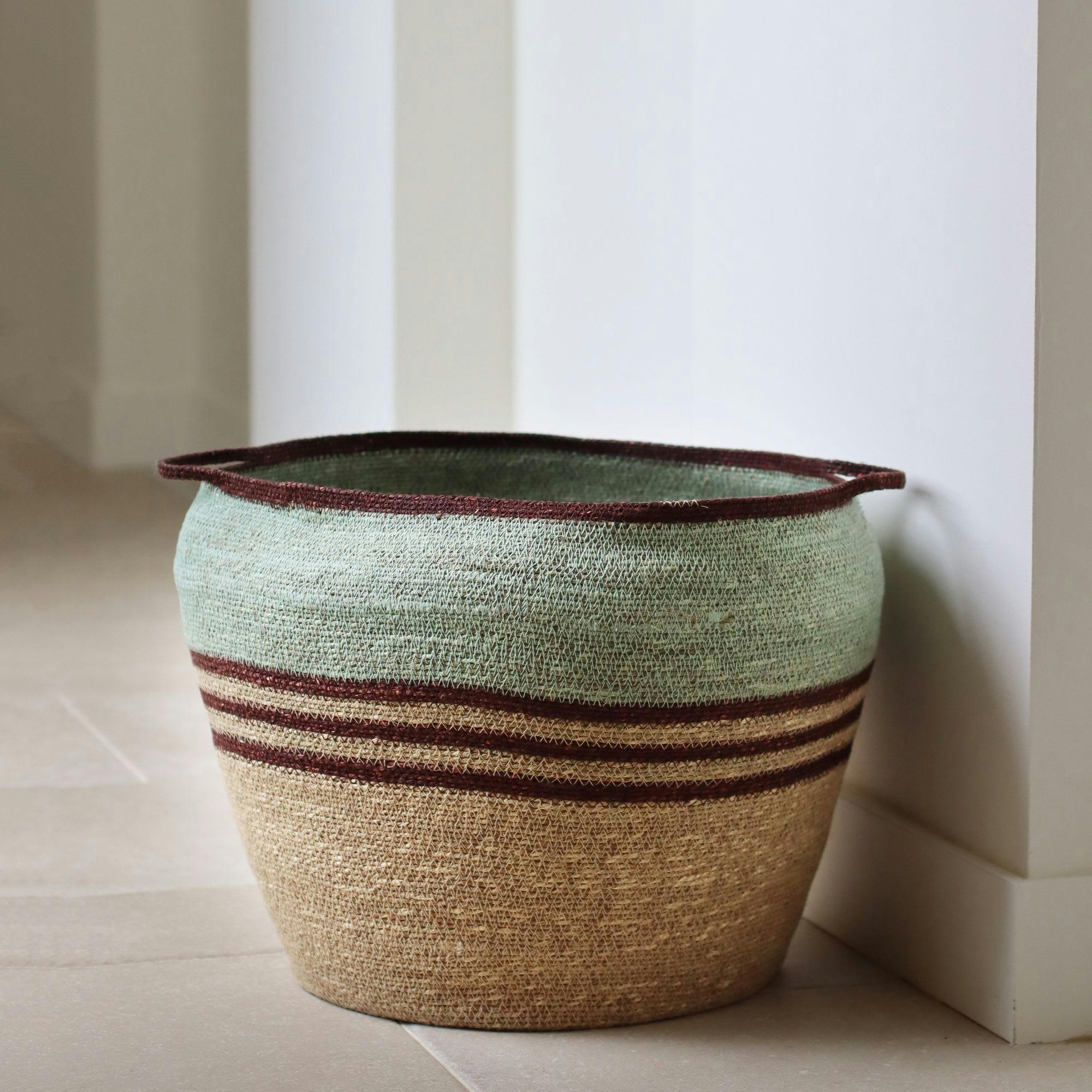 CHOBIE - Panier en jonc de mer h40cm