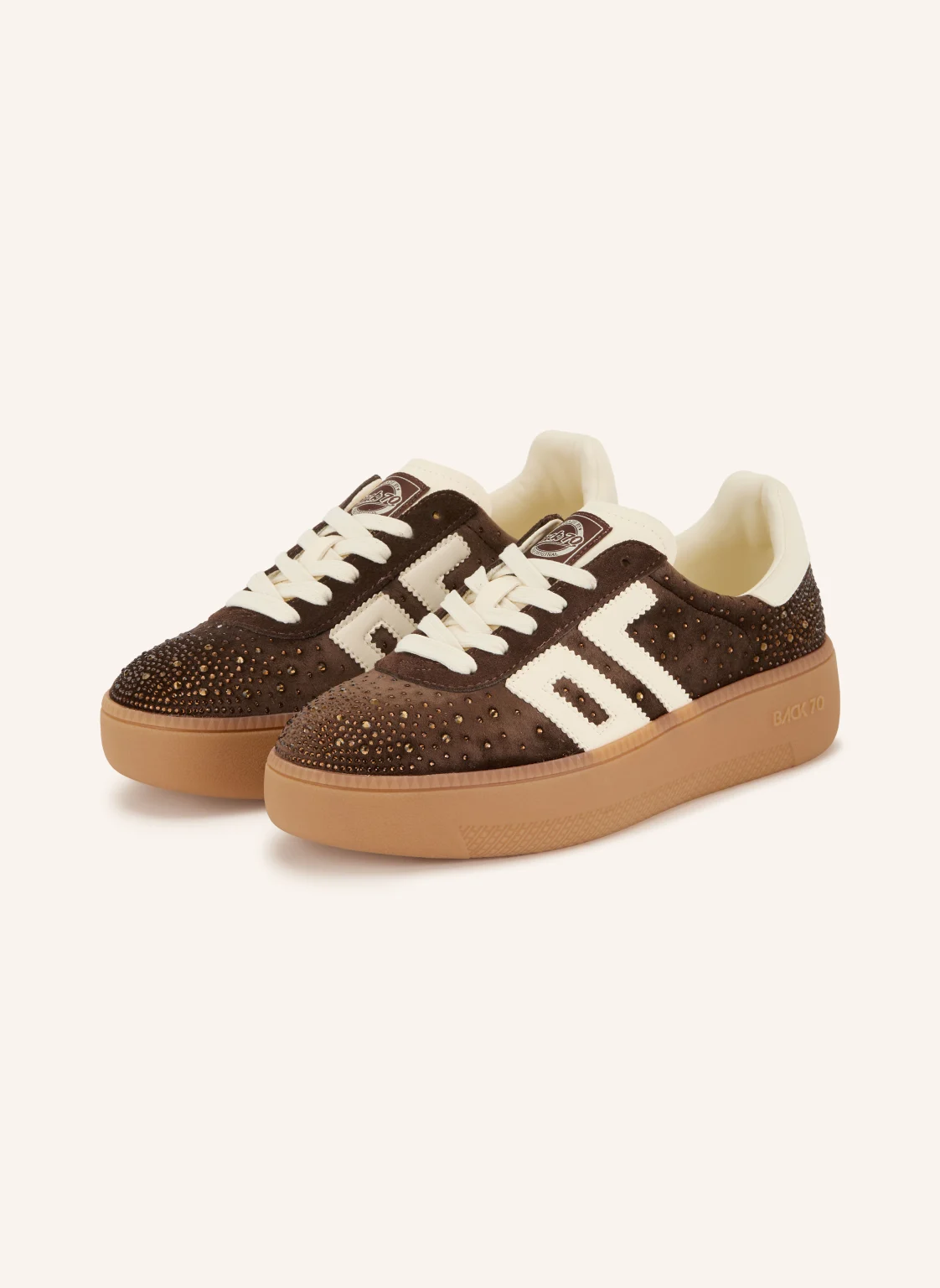 BACK 70 Sneaker mit Schmucksteinen
