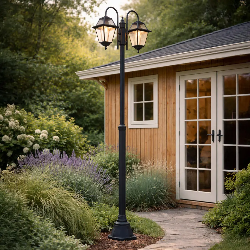 Qazqa wandlamp met bewegingssensor berta zwart e27