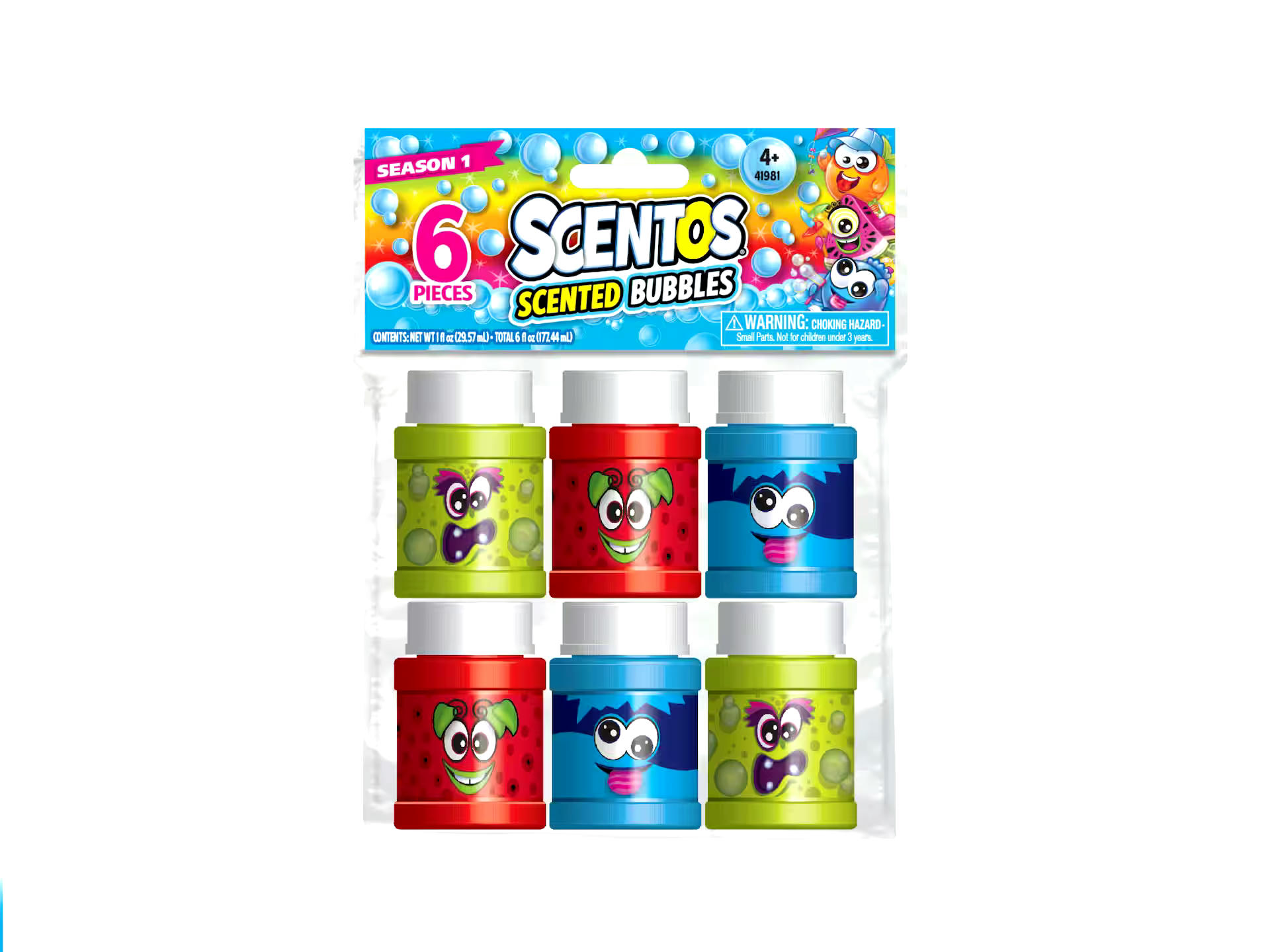 Scentos Scented Bubbles, 1-oz, 6-pk