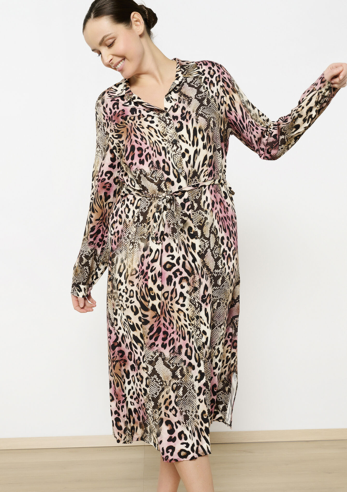 Hemdjurk met dierenprint