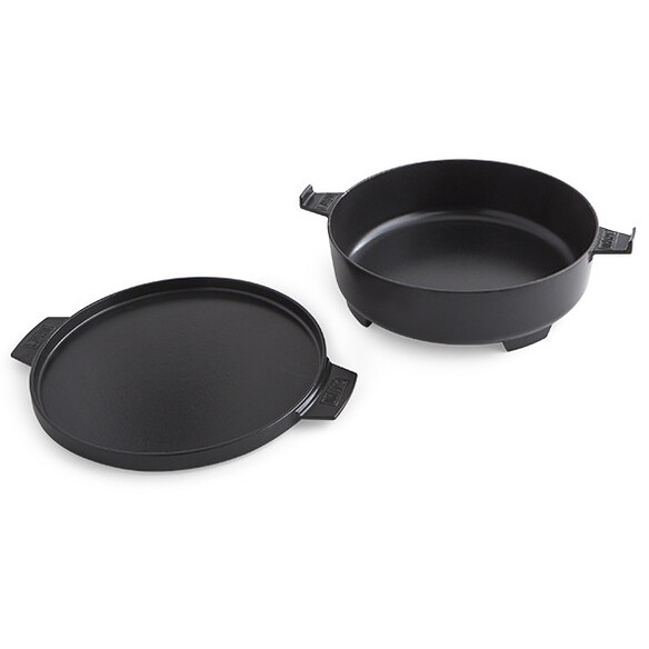 Cocotte 2-en-1 en fonte pour Gourmet BBQ System (GBS) - Weber