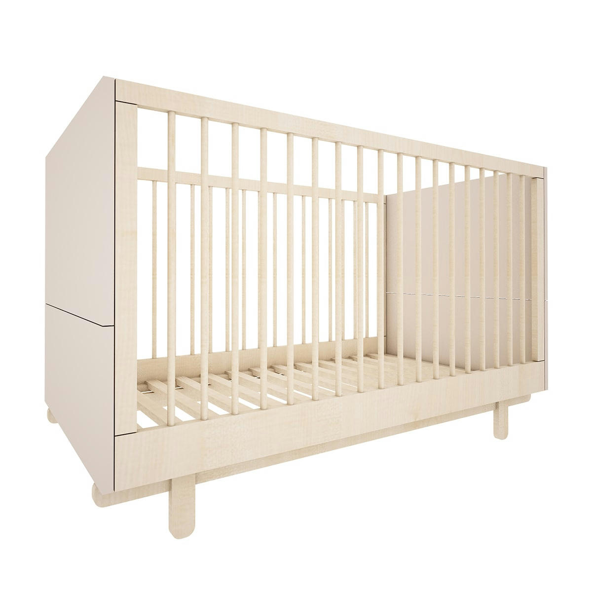 ROMY - Lit évolutif 70x140 beige