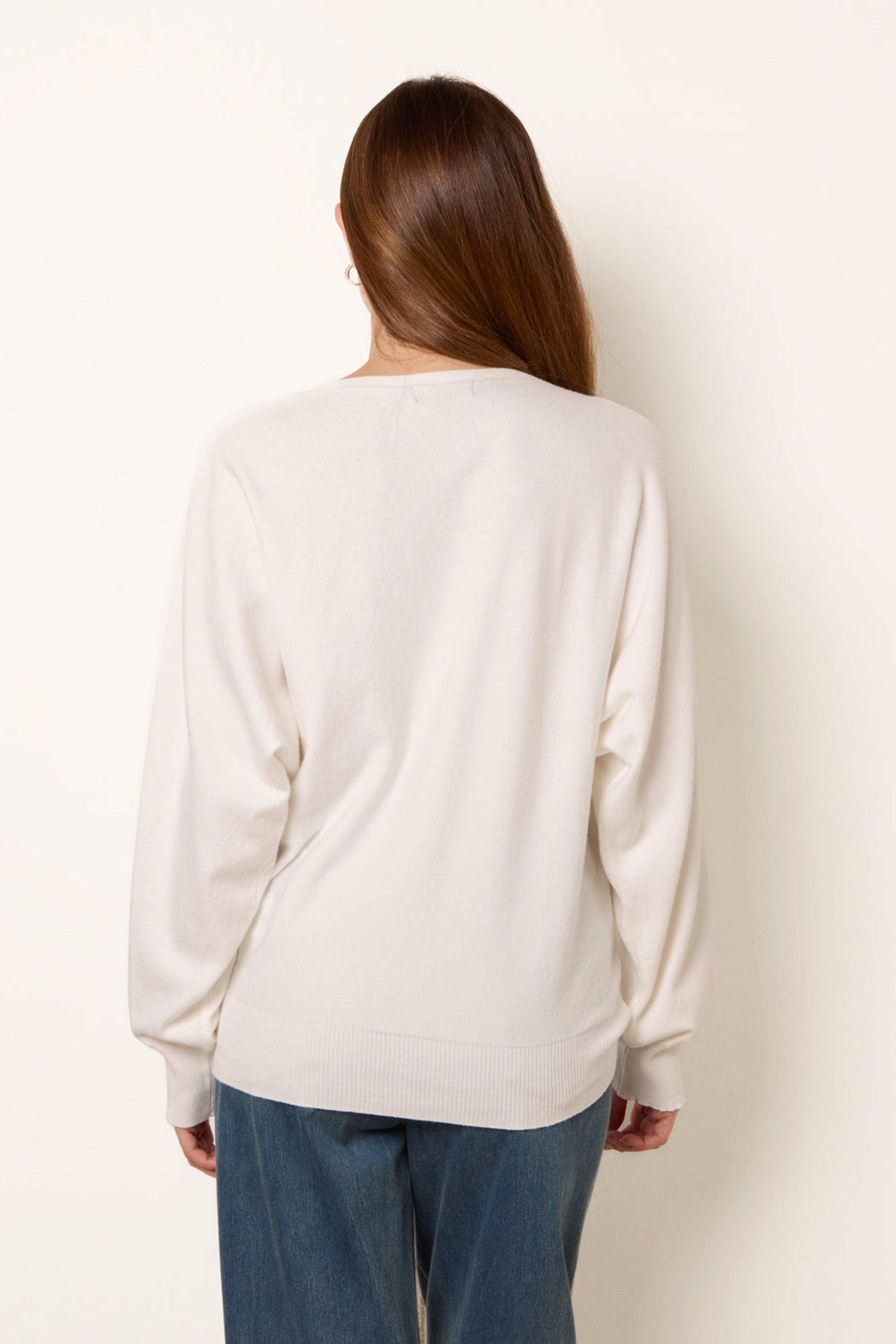 Blue Vanilla Ivory Patterned Jumper