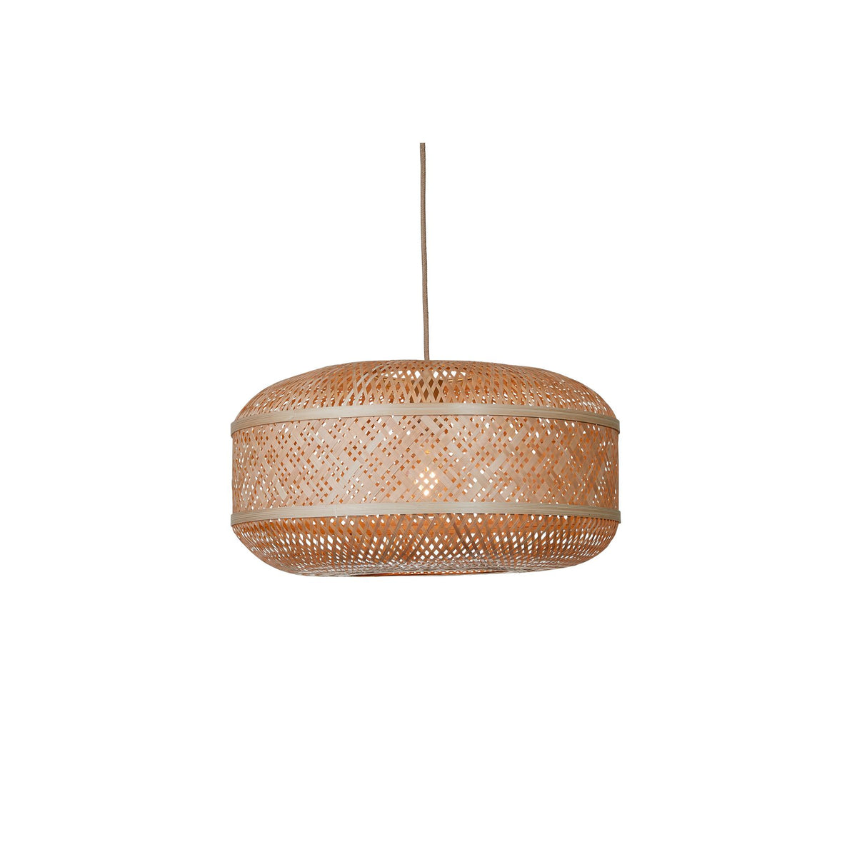 GOOD&MOJO hanglamp LANGKAWI - bruin - Ø50cm