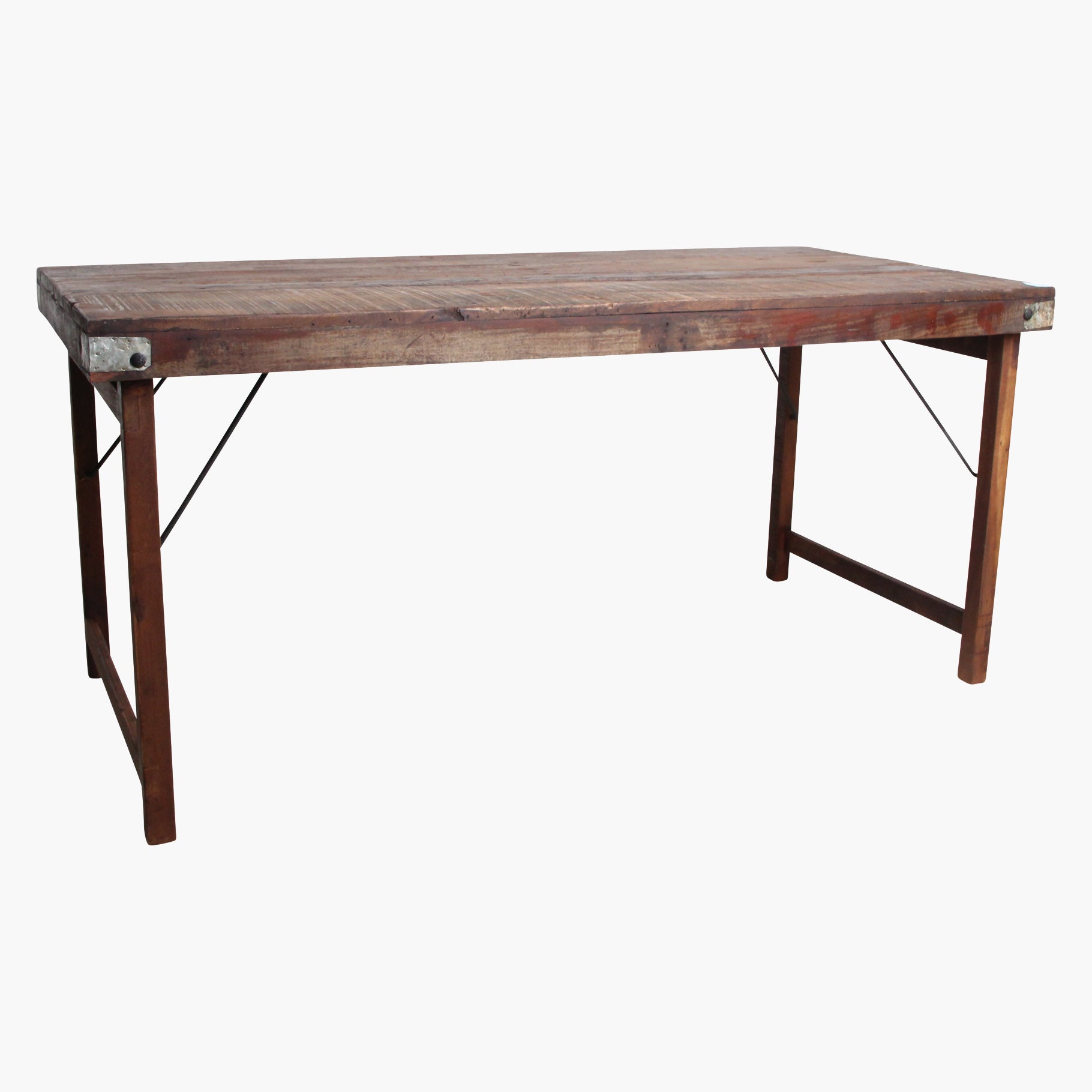 Raw Materials inklapbare eettafel - FSC gerecycled hout - 165x75x76 cm