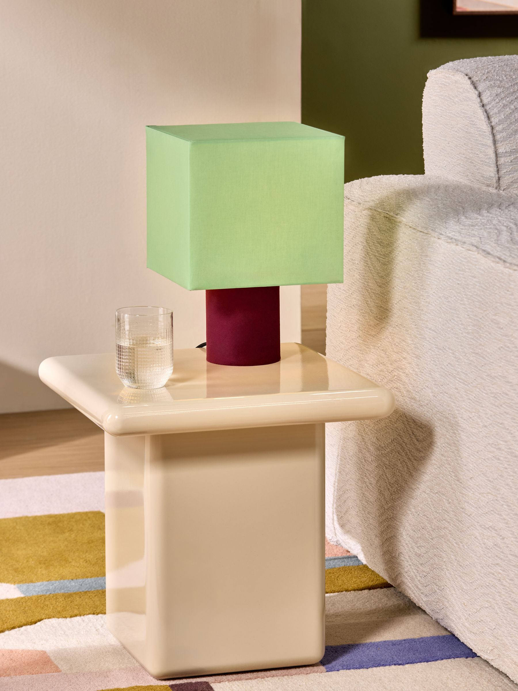 Tiana Table Lamp in Green/Brown