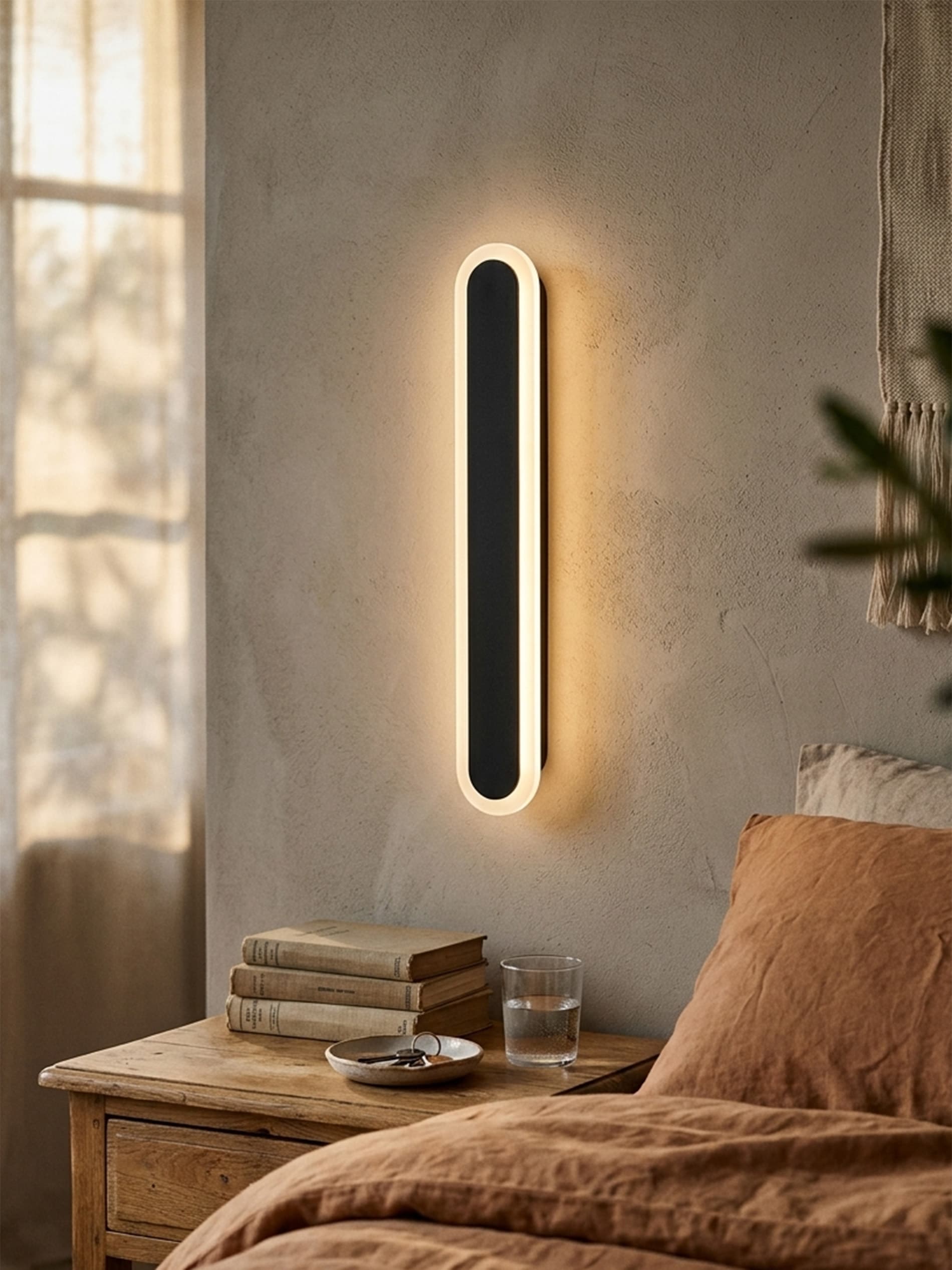 Listwowa lampa ścienna LED