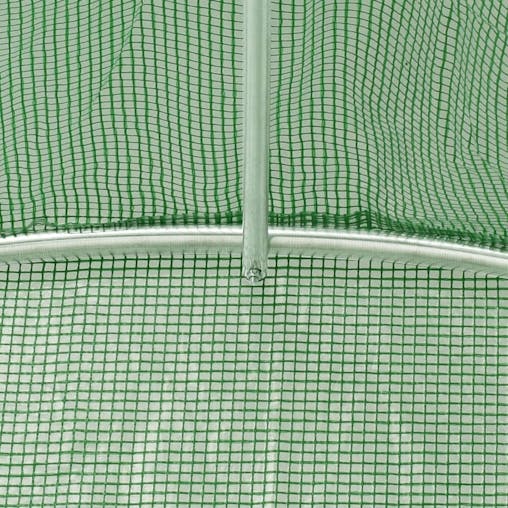 NNEVL Greenhouse with Steel Frame Green 36 m&sup2; 18x2x2 m