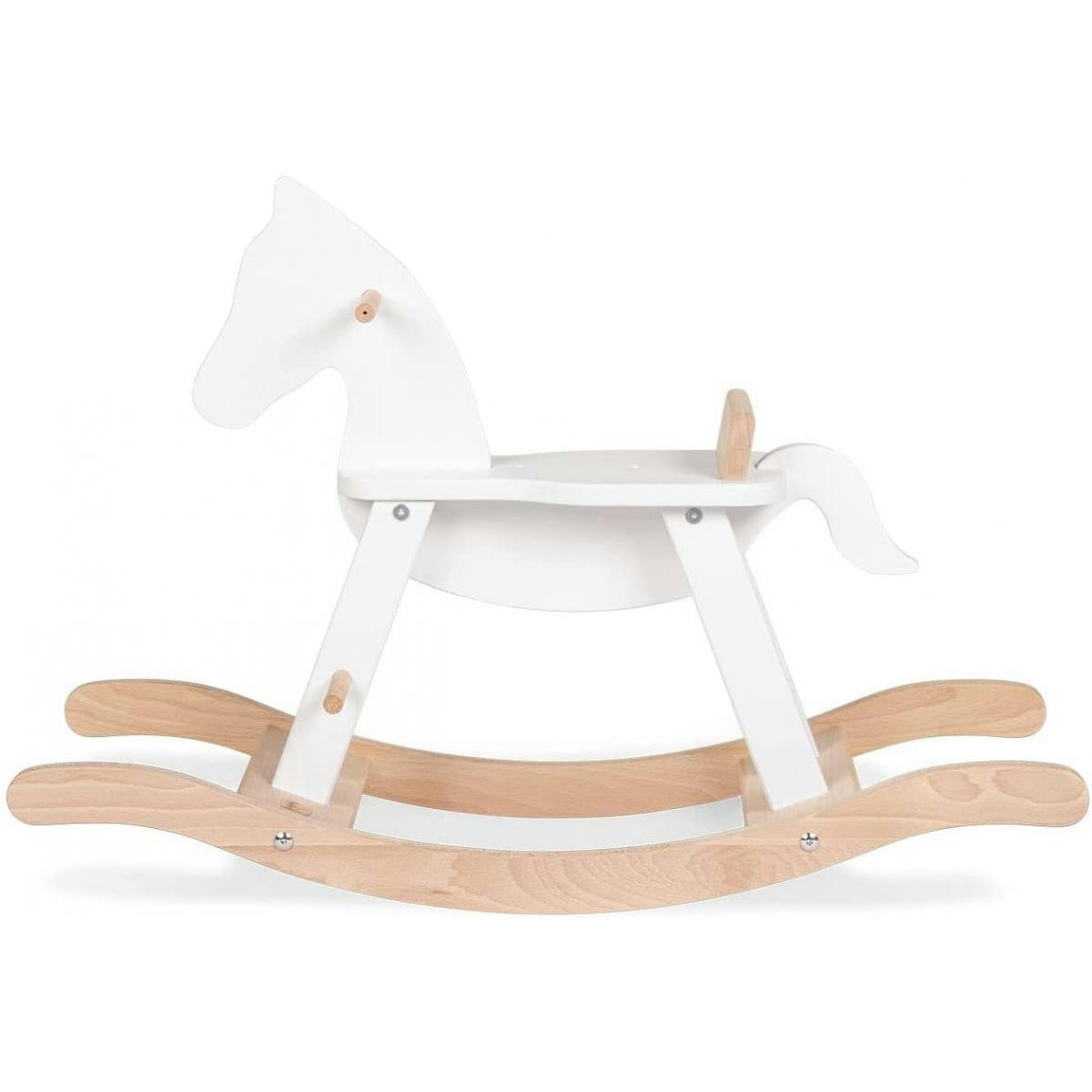 - Cheval à bascule Pinolino blanc