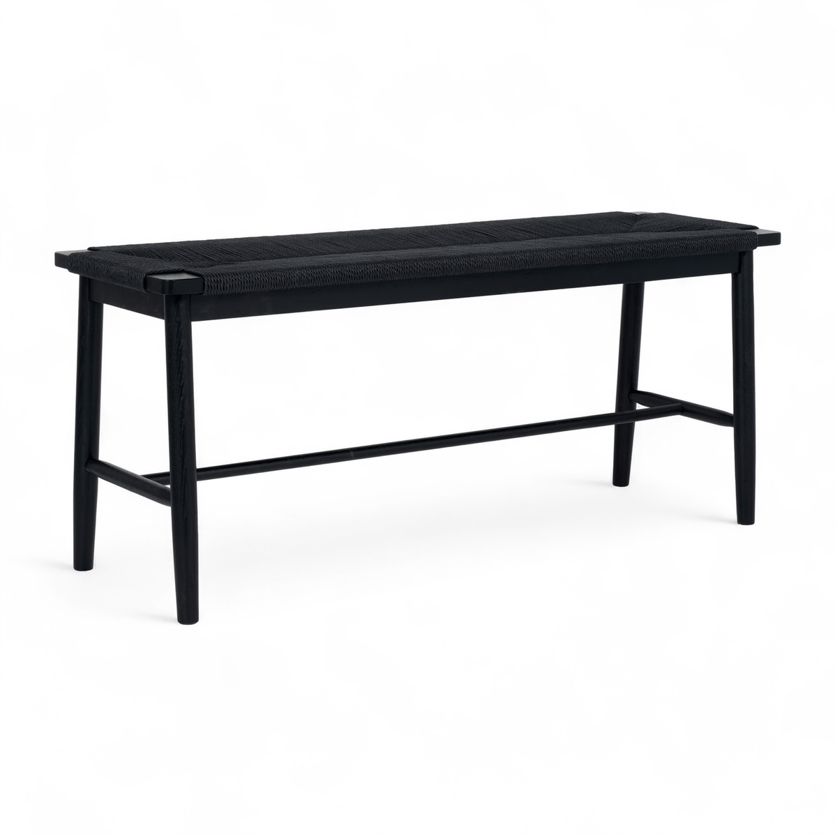 Furnhouse bankje Prime - Zwart - Papiergaren - 35x110x47