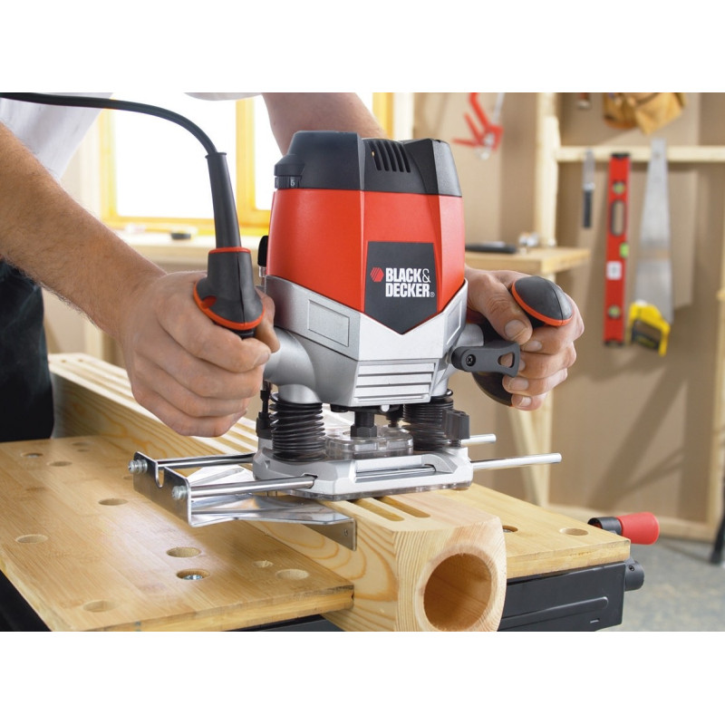 Défonceuse électrique KW900E 1200 W BLACK DECKER